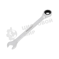 Ключ комбинированный трещоточный Rexant 12 мм, CrV, зеркальный хром