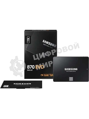 Накопитель SSD Samsung 870 EVO, 1Tb, SATA III, 2.5