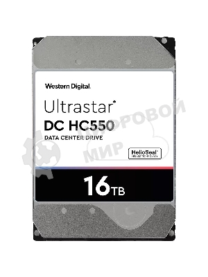 Жесткий диск Western Digital SAS 16Tb 7200RPM 12Gb/S 512MB DC HC550 0F38357 WD
