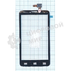 Сенсорное стекло (тачскрин) для Alcatel One Touch Scribe Easy 8000D черное