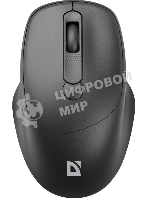 Мышь беспроводная Defender Feam MM-296 черный, 1600 dpi, радиоканал, USB, кнопки - 4