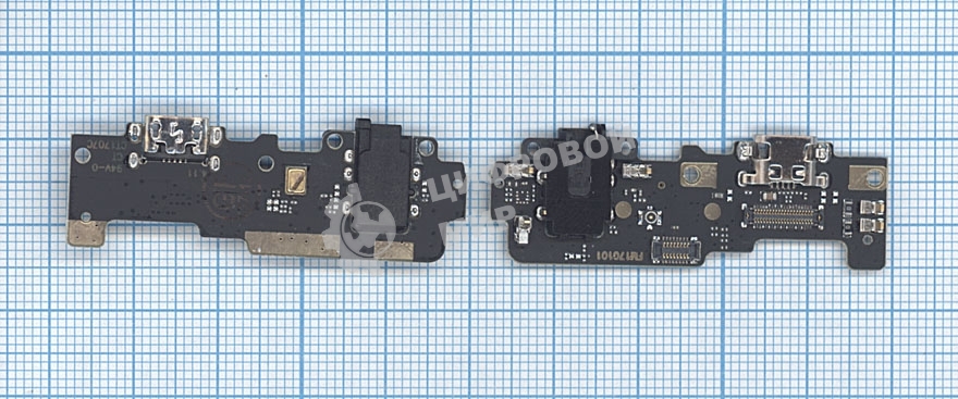 Плата разъема питания с аудио разъемом для Meizu M3E