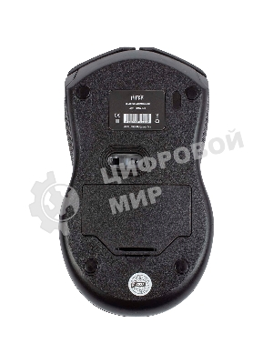 Мышь беспроводная HIPER HOMW-073 черный/красный, 1000 dpi, радиоканал, USB, кнопки - 3
