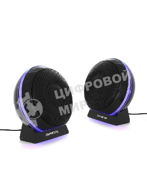 Акустическая система 2.0 Гарнизон GSP-150, черный, 6 Вт, FTB-динамики, материал- пластик, USB - питание