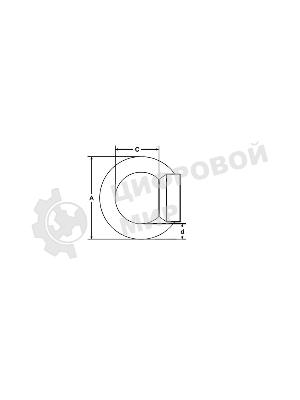 Рым-гайка DIN 582 М10