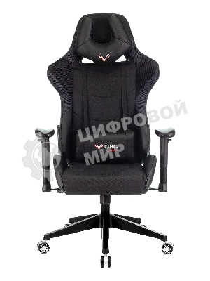 Кресло Бюрократ VIKING 4 AERO BLACK EDITION черный, экокожа, 120 кг, механизм качания