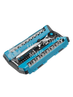 Набор торцевых головок Gross 14145 трещотка 120 зубьев, 36 предметов