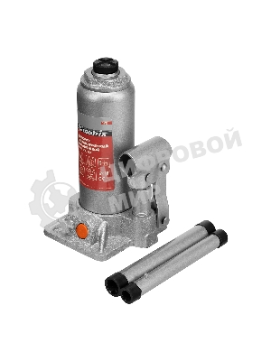 Домкрат гидравлический бутылочный Matrix, 4 т, h подъема 194–372 мм