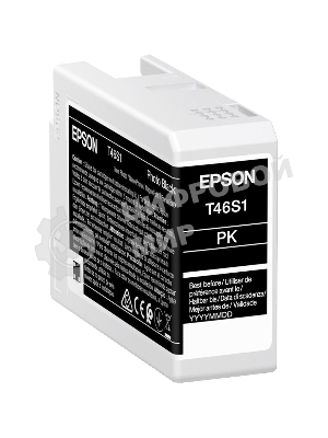Картридж струйный черный фото Epson T46S1 для SC-P700