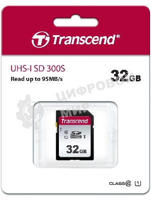 Флеш карта SD 32Gb Transcend SDHC UHS-I U1