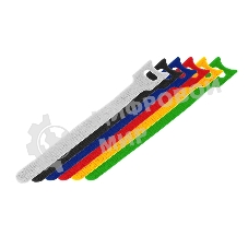 Набор хомутов-стяжек многоразовых на липучке Rexant 150х12 мм, цветная, упаковка 12 шт.