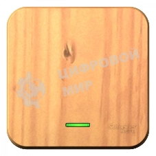 Выключатель SCHNEIDER ELECTRIC BLNVA101115 Blanca1-кл. оп сх.1 10А 250 В изол. пласт. подсв. ясень