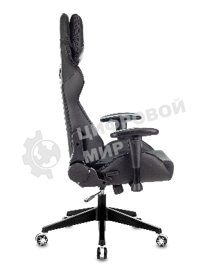 Кресло Бюрократ VIKING 4 AERO BLACK EDITION черный, экокожа, 120 кг, механизм качания