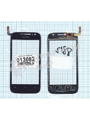 Сенсорное стекло (тачскрин) для Huawei Ascend G302D, черное