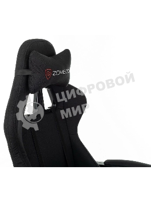 Кресло Zombie Rudger черный, экокожа, 120 кг, механизм качания