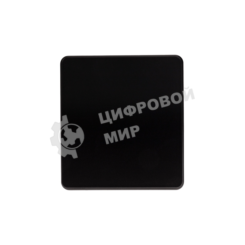 Выключатель Kranz ROUND 1 кл проходной (переключатель) 10А с/у оникс