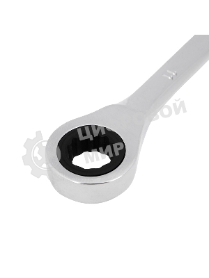 Ключ комбинированный трещоточный Rexant 11 мм, CrV, зеркальный хром