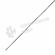 Термоусаживаемая трубка клеевая Rexant 4,8/1,6 мм, черная, упаковка 10 шт. по 1 м