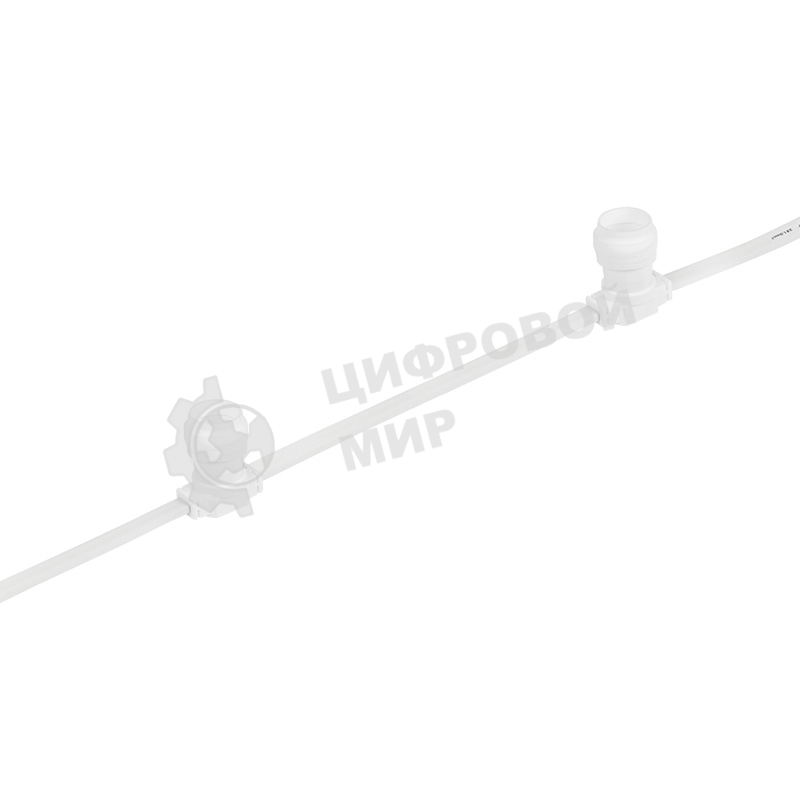 Гирлянда Neon-night Belt-Light 2 жилы шаг 40 см патроны e27 влагостойкая IP65 белый провод