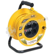 Катушка IEK WKP23-06-04-20 УК20 с т/з 4 места 2Р/20м 2х0,75 мм2 