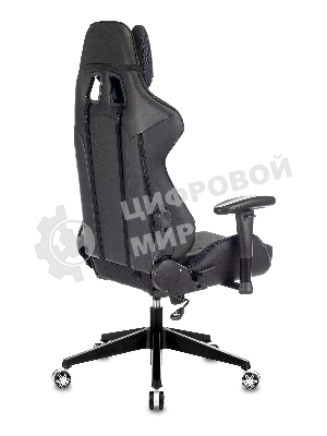 Кресло Бюрократ VIKING 4 AERO BLACK EDITION черный, экокожа, 120 кг, механизм качания