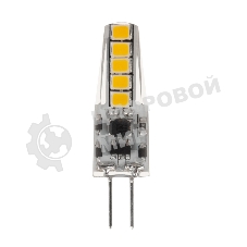 Лампа светодиодная Rexant капсульного типа JC-SILICON G4 12 В 2 Вт 2700 K теплый свет (силикон)