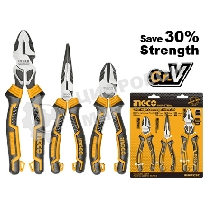 Набор шарнирно-губцевого инструмента с увеличенным рычагом 3 шт