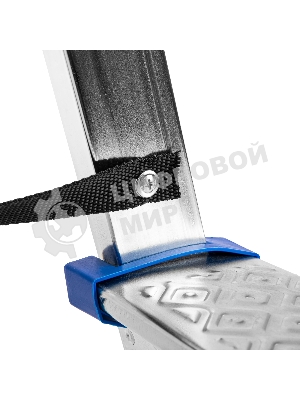 Стремянка двухсторонняя Сибртех 4 ст., сталь профиль, стальные ступени