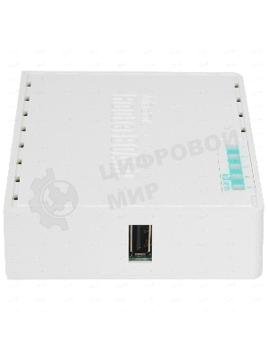 Маршрутизатор MikroTik RB750UPr2 hEX PoE lite 5x Ethernet, раздача PoE, 650 МГц ЦП, 64 МБ 5-портовый 100-Мбитный маршрутизатор с поддержкой PoE на 4-х портах