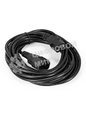 Кабель питания ExeGate Special EC-5S (C13->C14, 3*0.5мм2, CCA, черный, 5м)