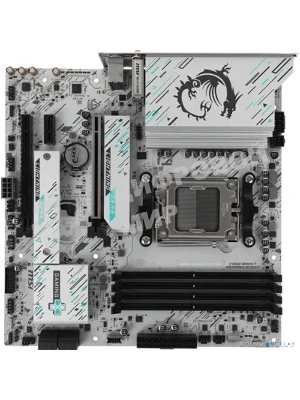 Материнская плата MSI B850M GAMING PLUS WIFI, AM5, AMD B850, 4xDDR5, 4xSATA, 2xM.2, 1xPCIe 5.0 x16, 1xPCIe 4.0 x4, 1xPCIe 3.0 x1, 1xDP, 1xHDMI, 1x5Gb LAN, Wi-Fi 7, Bluetooth 5.4, 3xUSB-C 10Gbps, 3xUSB-A 10Gbps, 3xUSB-A 5Gbps, 3x3.5 мм, 7.1, mATX