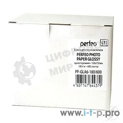 фотобумага Perfeo PF-GLA6-180/600 Бумага Perfeo глянцевая600л, 10х15 180 г/м2 (G11)