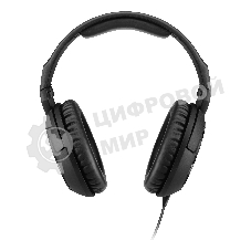 Проводные наушники Sennheiser HD 200 PRO черный, полноразмерные, jack 3.5 мм + 6.3 мм