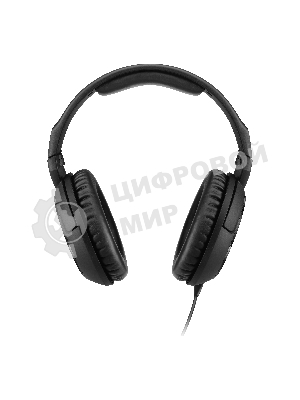 Проводные наушники Sennheiser HD 200 PRO черный, полноразмерные, jack 3.5 мм + 6.3 мм