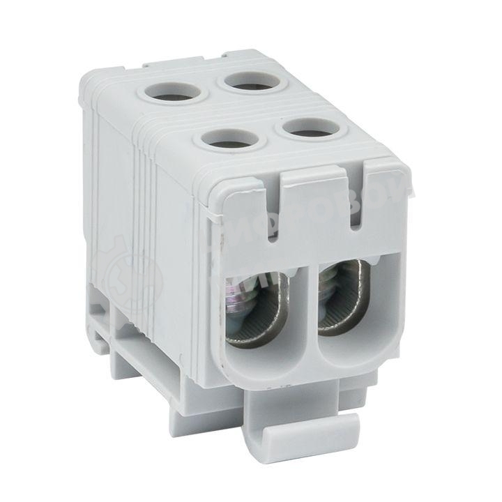 Клемма силовая вводная двойная КСВ 16-50 серая EKF PROxima plc-kvs2-16-50-grey EKF