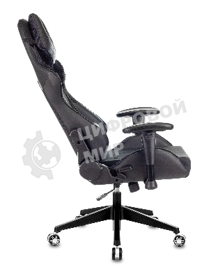 Кресло Бюрократ VIKING 4 AERO BLACK EDITION черный, экокожа, 120 кг, механизм качания