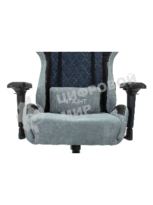 Кресло Бюрократ VIKING 7 KNIGHT BL FABRIC синий, ткань, 120 кг, механизм качания