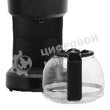 Кофеварка капельная Starwind STD0610 черный, исп. кофе - молотый, 0.6 л, 600 Вт.