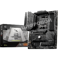 Материнская плата MSI MAG B650 TOMAHAWK WIFI, AM5, AMD B650, 4xDDR5, 6xSATA, 3xM.2, 1xPCI-E 4.0 x16, 1xPCI-E 4.0 x2, 1xHDMI, 1xDisplayPort, 1xUSB Type-C, 1x2.5Gb LAN, 2xUSB-A 2.0, 3xUSB-A 3.2 Gen 1, 3xUSB-A 3.2 Gen 2, 5x3.5 мм, 7.1, Standard-ATX