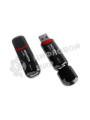 Флешка USB ADATA UV150 (AUV150-512G-RBK), 512Gb, USB 3.2, R/W 100/30, черный