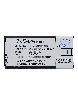 Аккумулятор CameronSino CS-SMG800XL BG-BG800BBE для Samsung Galaxy S5 Mini SM-G800F3.85V, 2100mAh, 8.09Wh