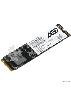 Накопитель SSD AGI AI198, 256Gb, PCIe 3.0 x4, M.2 2280, NVMe, R/W 1936/1217