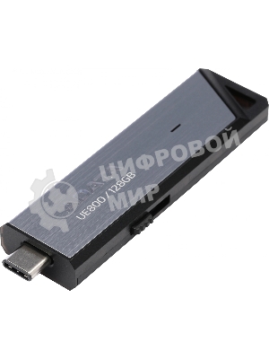 Флешка USB ADATA UE800 (AELI-UE800-128G-CSG), 128Gb, Type-C USB 3.2, R/W 1000/550, серебристый