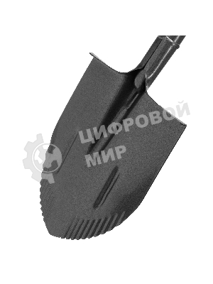 Лопата штыковая Сибртех 210х290х1150 мм, цельнометаллическая, с зубьями