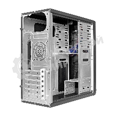 Компьютерный корпус Miditower ExeGate CP-603UB Black, ATX, (без БП), 2*USB+2*USB 3.0, Audio, замок блокировки кнопки питания