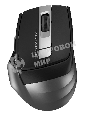 Мышь беспроводная A4Tech Fstyler FG35 серый/черный, 2000 dpi, радиоканал, USB, кнопки - 6