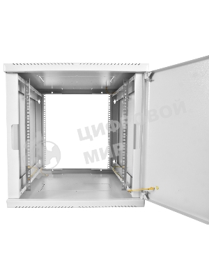 Шкаф телеком. настенный разборный 9U (600х520), съемные стенки, дверь металл (ШРН-М-9.500.1)(1 коробка)