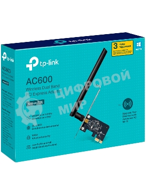 Двухдиапазонный Wi-Fi адаптер TP-Link Archer T2E AC600 PCI Express