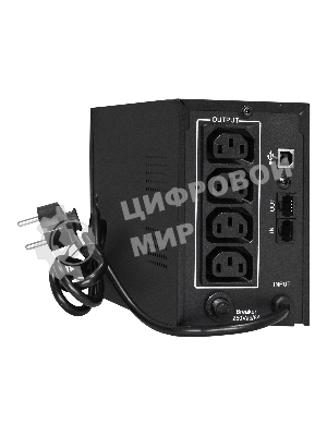 Источник бесперебойного питания ExeGate EX292774RUS SpecialPro UNB-800.LED.AVR.4C13.RJ.USB 800VA/480W, LED, AVR, 4*C13, RJ45/11, USB, металлический корпус, черный
