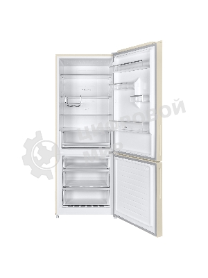Холодильник Maunfeld MFF1857NFBG бежевый инвертер двухкамерный 336/117л морозилка снизу
